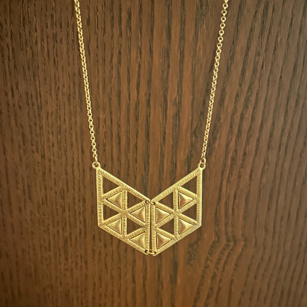 Gold Geometric Necklace